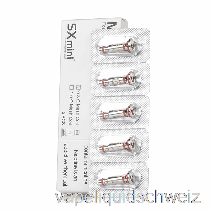 Yihi SXMini MK Pro Class Ersatzspulen 0,8 Ohm MK Pro Spulen Vape Ohne Nikotin